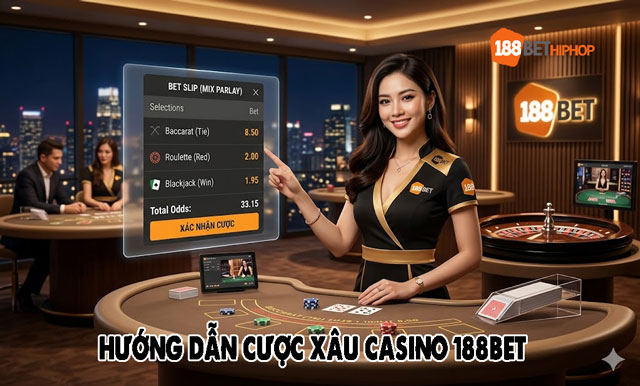 Hướng dẫn cược xâu 188Bet Hướng dẫn quy trình 4 bước tham gia đặt cược xâu casino an toàn tại nhà cái 188Bet