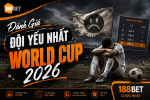Đội yếu nhất World Cup 2026 theo nhận định của 188BET Marandu